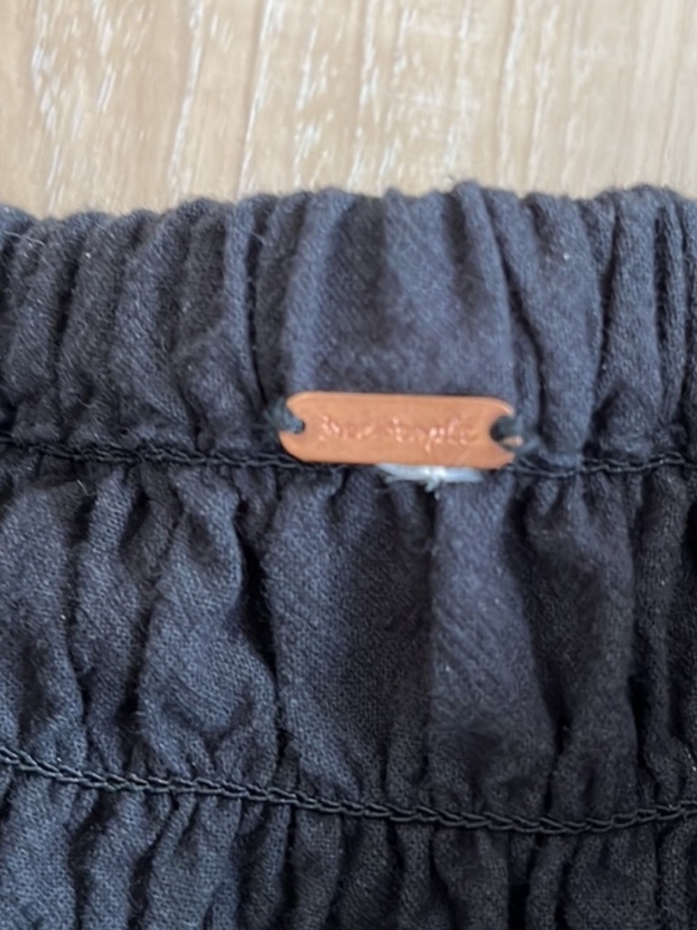 Free People Black Midi Skirt GUC - Picture 6 of 7